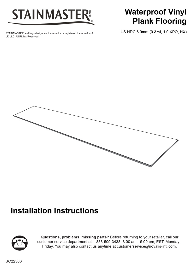 Stainmaster Installation Instructions